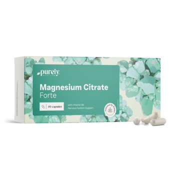 Magnesiumcitraat Forte + vitamine B6, 60 capsules