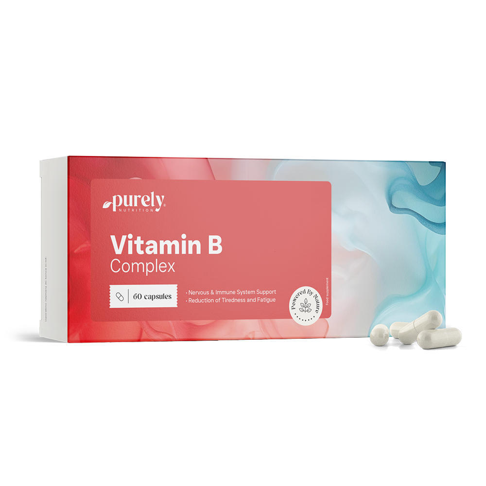 Vitamine B complex capsules.