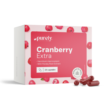 Cranberry Extra – extract van cranberry en peterselie, 30 capsules