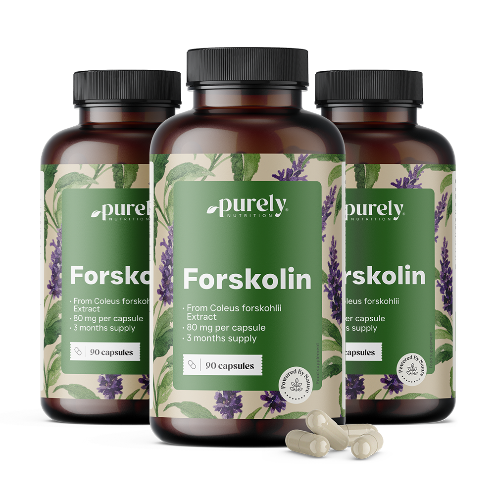 3x Forskolin 80 mg, totaal 270 capsules